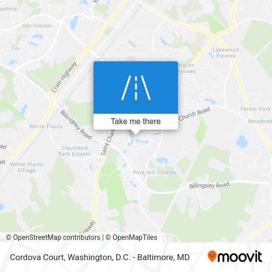 Cordova Court map