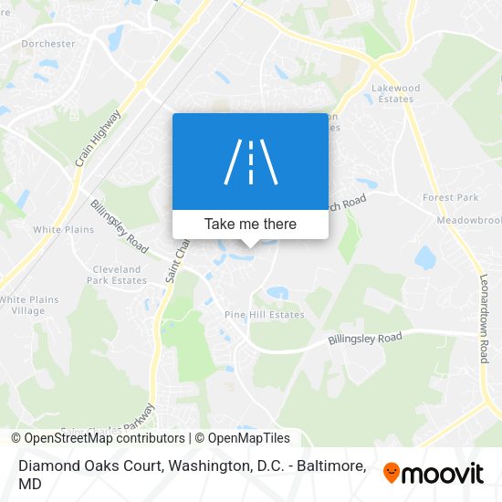 Diamond Oaks Court map