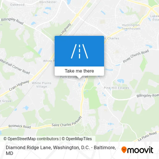 Diamond Ridge Lane map
