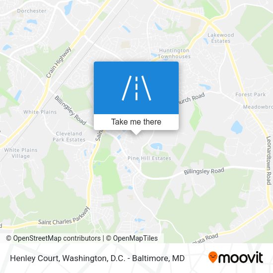 Henley Court map