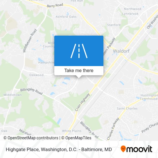 Mapa de Highgate Place