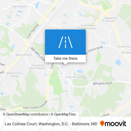 Las Colinas Court map