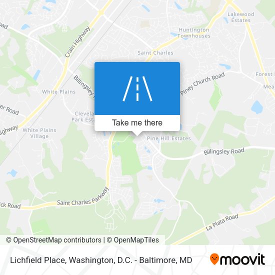 Lichfield Place map