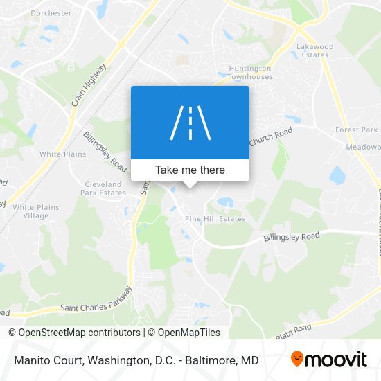 Manito Court map