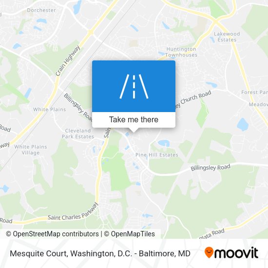 Mapa de Mesquite Court