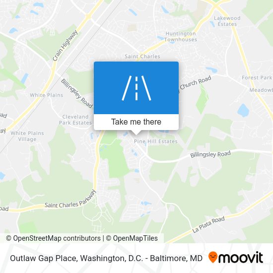 Mapa de Outlaw Gap Place