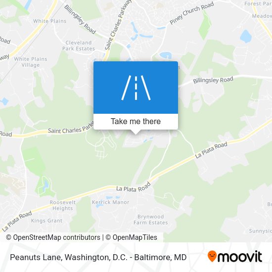 Mapa de Peanuts Lane