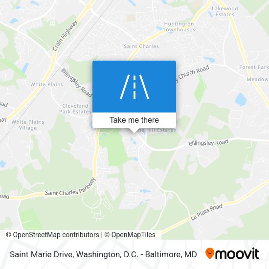 Saint Marie Drive map