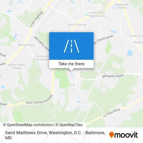 Saint Matthews Drive map