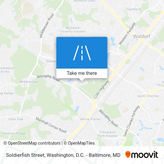 Mapa de Soldierfish Street