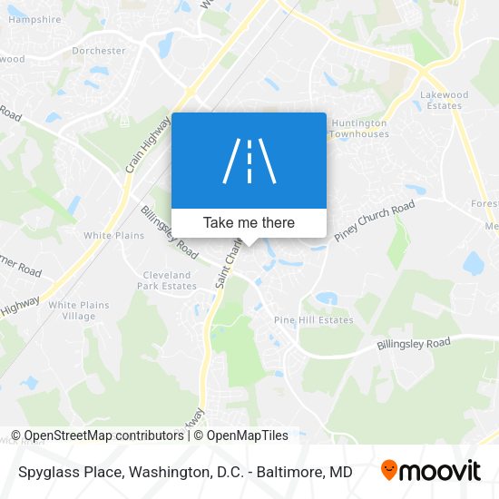 Spyglass Place map