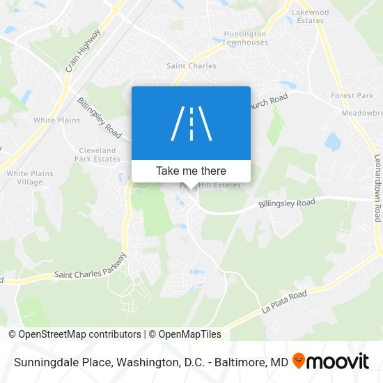 Mapa de Sunningdale Place