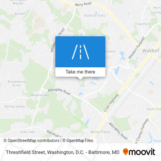 Mapa de Threshfield Street