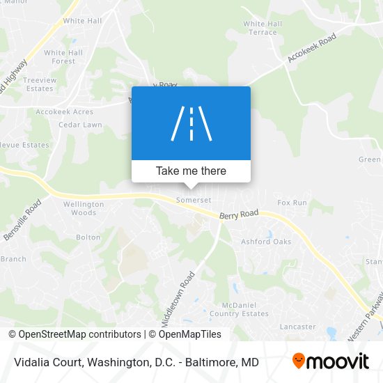 Mapa de Vidalia Court