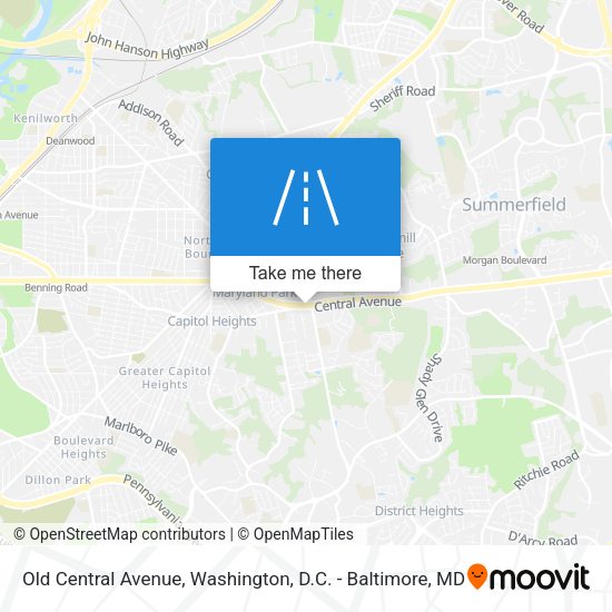 Mapa de Old Central Avenue
