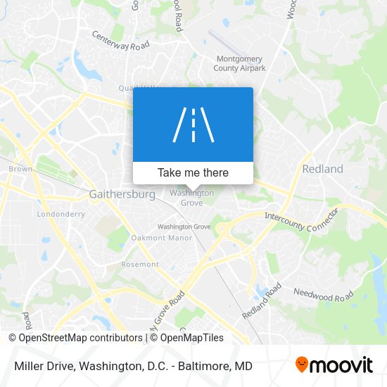 Mapa de Miller Drive