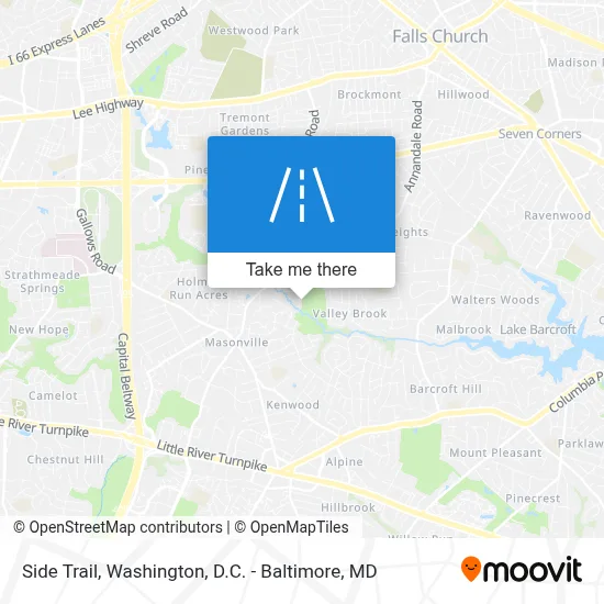 Side Trail map