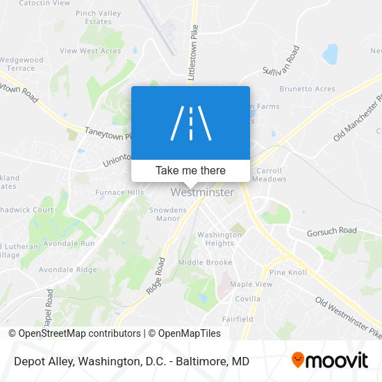 Depot Alley map