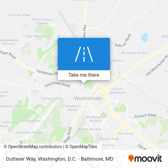 Dutterer Way map