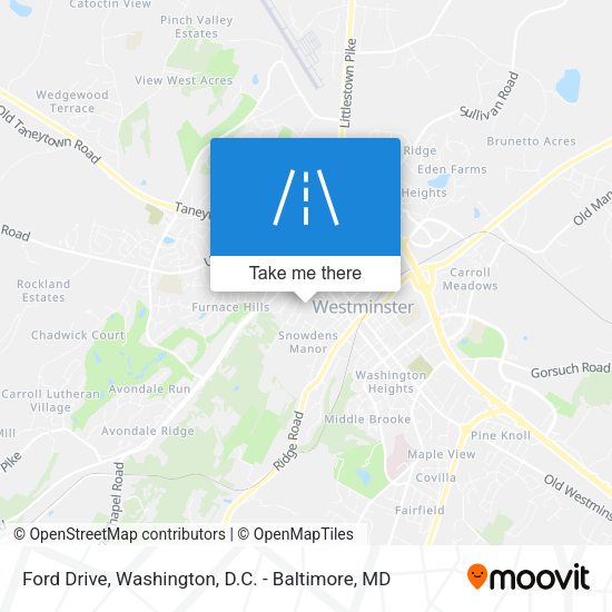 Ford Drive map