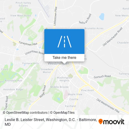 Leslie B. Leister Street map