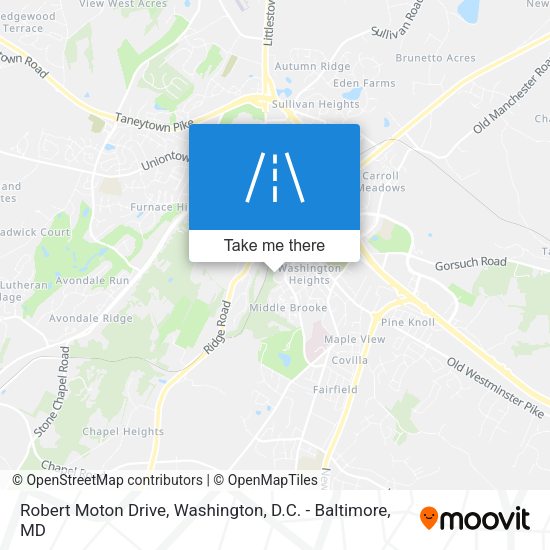 Mapa de Robert Moton Drive