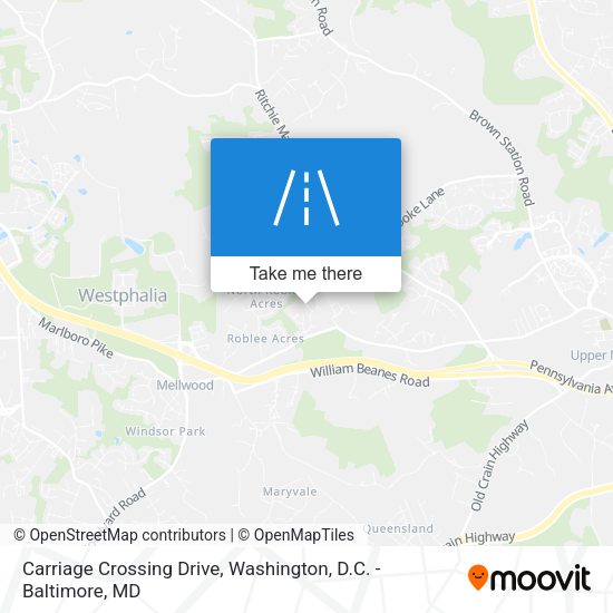 Carriage Crossing Drive map