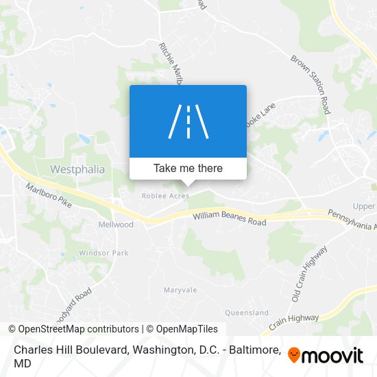 Charles Hill Boulevard map