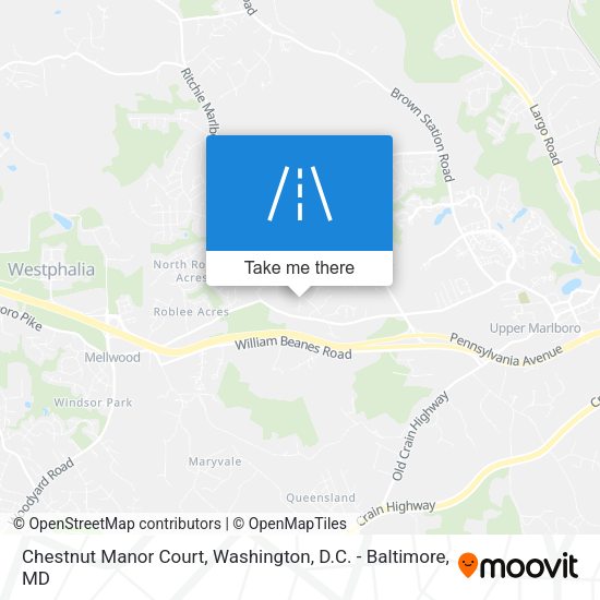 Mapa de Chestnut Manor Court