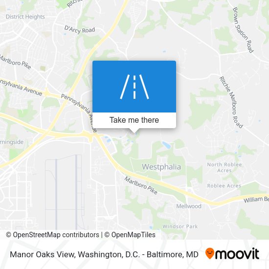 Mapa de Manor Oaks View