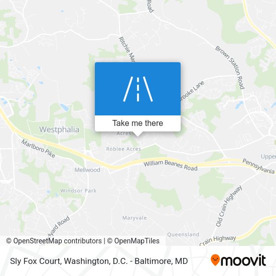 Sly Fox Court map