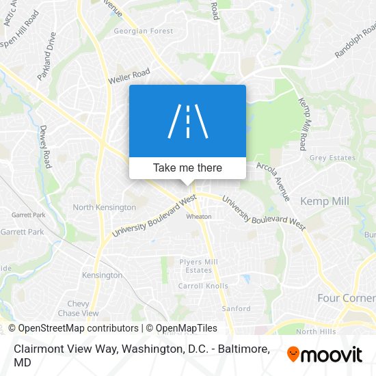 Mapa de Clairmont View Way