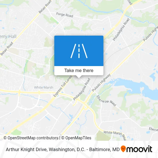 Arthur Knight Drive map
