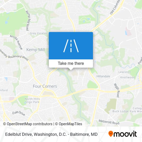 Mapa de Edelblut Drive
