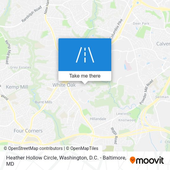Heather Hollow Circle map