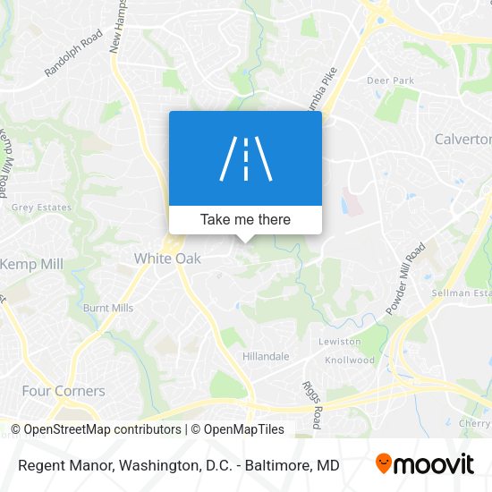 Mapa de Regent Manor