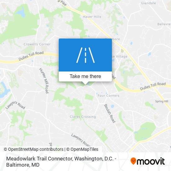 Meadowlark Trail Connector map