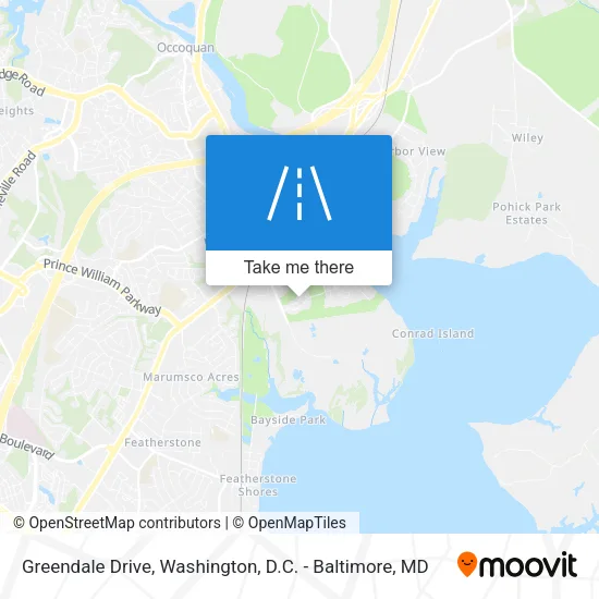 Greendale Drive map
