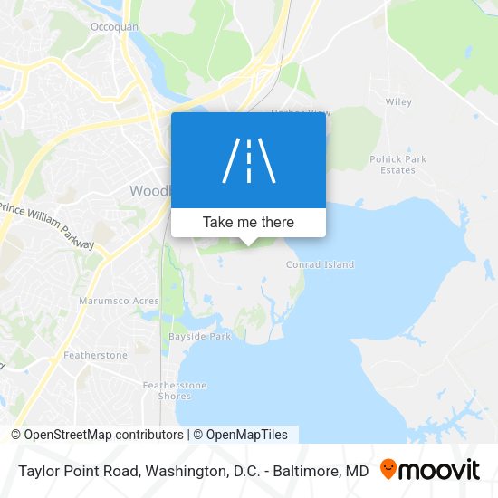 Taylor Point Road map