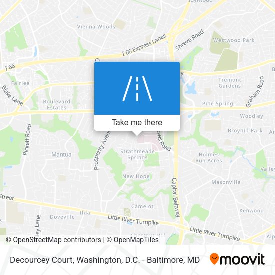 Mapa de Decourcey Court