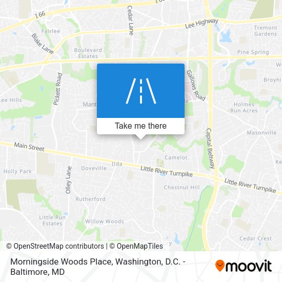 Mapa de Morningside Woods Place