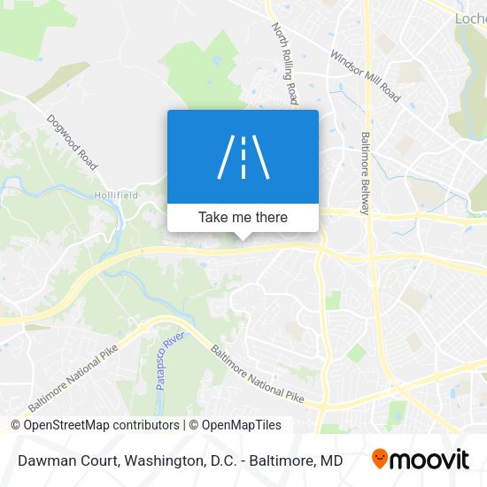 Dawman Court map
