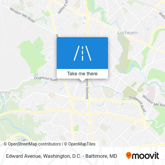 Edward Avenue map