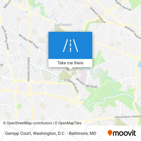 Gempp Court map