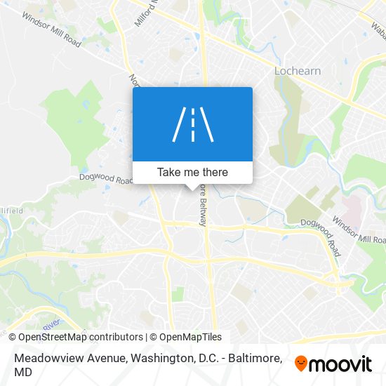 Meadowview Avenue map