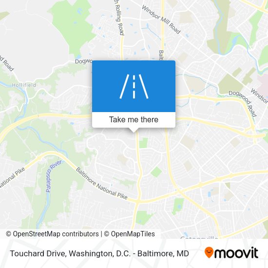 Touchard Drive map