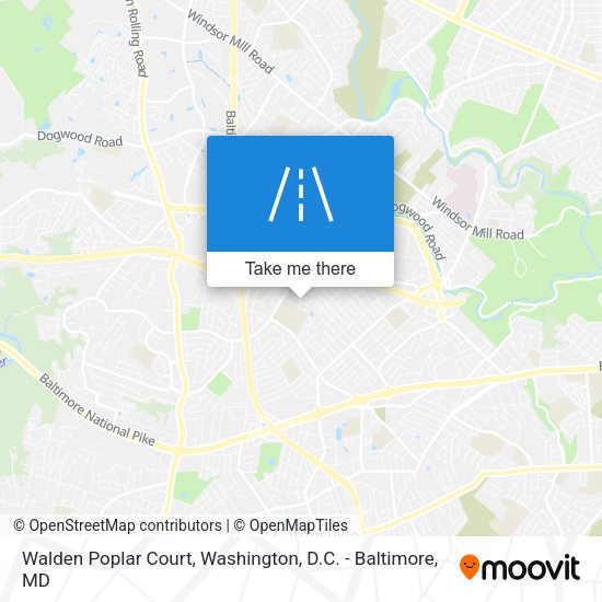 Walden Poplar Court map
