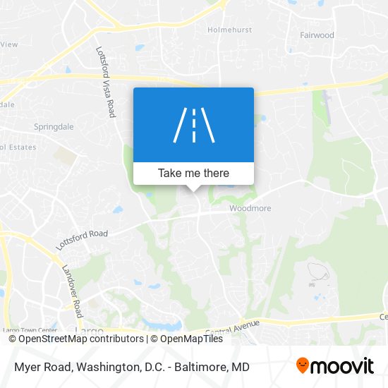 Myer Road map