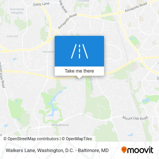 Walkers Lane map