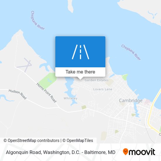 Algonquin Road map